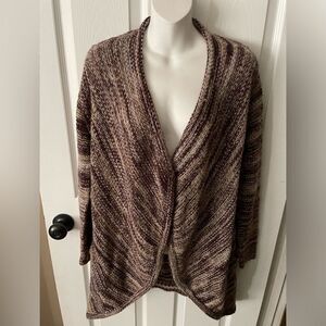 Sun & Shadow Women’s Brown / Tan Open Cardigan Size XS